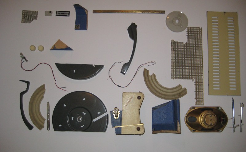 Deconstructed Dansette record player