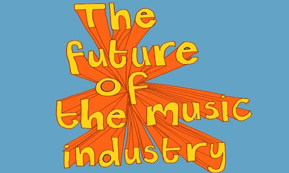 the future of the music industry graphic